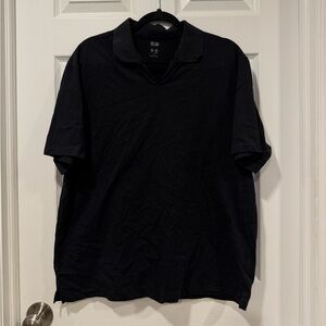 Uniqlo Men's Dark Polo Shirt
